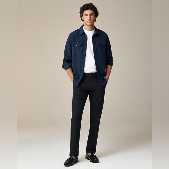 NWT J. Crew: 770™ Straight-fit Tech Pant For Men in Black, Size W31 X L32 - Picture 1 of 15